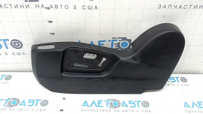 Ornament scaun șofer stânga pentru Mazda CX-5 19-25, negru, pentru sistem electric și memorie, crăpat în suport, uzat