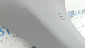 Ornament stâlp spate în spatele geamului dreapta, Jeep Grand Cherokee WL 22-23, partea din spate, gri, cu dop, zgârieturi, necesită curățare, ghidaj rupt