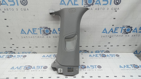 Накладка задней стойки перед форточкой левая Jeep Grand Cherokee WL 22-23 серая, с заглушками, царапины
