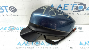 Зеркало боковое левое в сборе Mazda CX-5 21-23 9+5 пин, bsm, подогрев, поворотник, автоскладывание, камера, синее