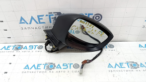 Зеркало боковое правое в сборе Mazda CX-5 21-25 9+5 пин, bsm, подогрев, поворотник, автоскладывание, камера, синее