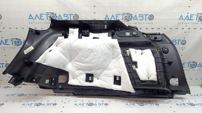 Ornament arc stânga Jeep Grand Cherokee WL 22-26 negru, plastic, cu suprapuneri, zgârieturi, uzat