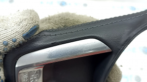 Накладка руля Mazda CX-5 17-25 под подогрев руля, кожа черная, царапины