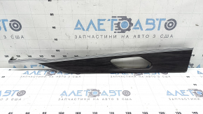 Накладка двери карточки задней правой Jeep Grand Cherokee WL 22-24 нижняя, под дерево, с хромом, царапины