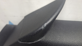 Ornamente ușă față dreapta Ford Mustang mk6 18-20 negru, inserție material textil negru, cotiera piele neagră, cu mâner, zgârieturi, lovitură
