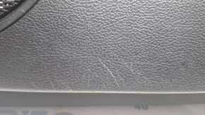 Ornamente ușă față dreapta Ford Mustang mk6 18-20 negru, inserție material textil negru, cotiera piele neagră, cu mâner, zgârieturi, lovitură