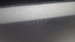 Ornamente ușă față dreapta Ford Mustang mk6 18-20 negru, inserție material textil negru, cotiera piele neagră, cu mâner, zgârieturi, lovitură