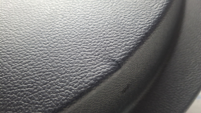 Ornamente ușă față dreapta Ford Mustang mk6 18-20 negru, inserție material textil negru, cotiera piele neagră, cu mâner, zgârieturi, lovitură