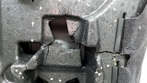 Pernă banchetă spate, rândul 2, Jeep Grand Cherokee WL 22-24, piele, cusături gri negru, încălzită, spumă crăpată, necesită curățare chimică, fragment de spumă lipsă