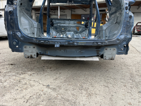 Задняя панель Mazda CX-5 17-25 2 части, под BSM, на кузове, синяя, замята
