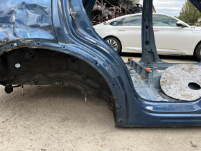 Adâncitură pe aripa dreapta spate la caroserie Mazda CX-5 17-25, albastră, îndoită