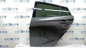 Дверь в сборе задняя левая Toyota Prius 50 16-18 графит 1G3, вмятины