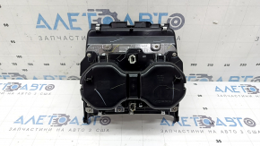Подстаканники центральной консоли передние с подсветкой Jeep Grand Cherokee WL 21-26 черный глянец, царапины