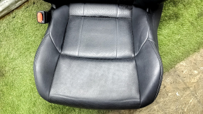 Сиденье водительское Toyota Venza 21-22 электро, с airbag, кожа черная, подогрев, вентиляция, перфорация, XLE, Limited, примята