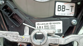 Руль голый Toyota Venza 21-24 кожа черная, с подогревом, с компьютером руля, царапины