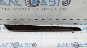Bandă decorativă ușă, placă spate dreapta, Lexus ES300h ES350 13-15, lemn închis, lucios, zgârieturi