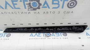 Bandă decorativă ușă, placă spate dreapta, Lexus ES300h ES350 13-15, lemn închis, lucios, zgârieturi