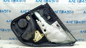 Ornamente ușă spate stânga Toyota Venza 21-22 XLE, tapițerie neagră Limited cu cusături gri, ornamente gri închis, zgârieturi