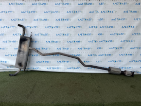 Țeavă de eșapament cu convertor catalitic Lincoln MKZ 13-20 hibrid, țeava este îndoită