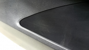 Ornamente ușă, stânga față, Toyota Venza 21-22 XLE, Limited, piele neagră cu cusături gri, ornamente gri închis, zgârieturi