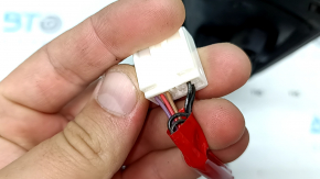 Зеркало боковое левое в сборе Toyota Prius 50 16-20 5 пинов, графит, тычка
