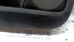 Ornamente ușă față stânga Ford Edge 19-24 negru, SEL, inserție piele neagră, cotiera piele neagră, cu mâner, zgârieturi