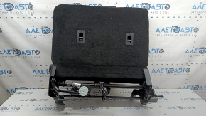 Spătar banchetă spate, rândul 2, stânga, Ford Edge 15-24, piele neagră, rabatabil electric, cu cotieră, cu centură neagră