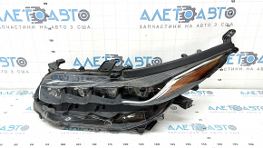 Ansamblu far față stânga pentru Toyota Prius 50 Prime 17-19 LED cu garnitură și suport superior