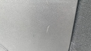Spătarul scaunelor din spate, al doilea rând, dreapta, complet, Toyota Prius 50 Prime 17-22, piele neagră, zgârieturi pe plastic