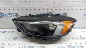 Фара передняя левая в сборе Ford Edge 19-24 LED темная, под полировку