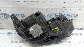 Фара передняя левая в сборе Ford Edge 19-24 LED темная, под полировку