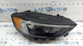 Фара передняя правая в сборе Ford Edge 19-24 LED темная, под полировку