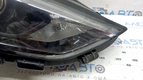 Фара передняя правая в сборе Ford Edge 19-24 LED темная, под полировку