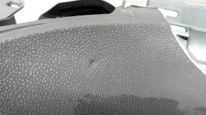 Торпедо передняя панель без AIRBAG Toyota Prius 50 17-22 черная под большой дисплей, нештатные отверстия, тычки, трещины в креплениях