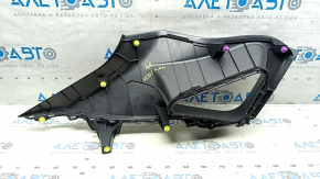 Ornament stâlp spate dreapta Toyota Venza 21-24 negru, zgârieturi