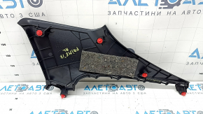 Накладка задней стойки верхняя левая Toyota Prius 50 16-20 черная, потерта