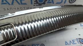 Ornamente portbagaj Audi A5 F5 17-25 5D, negre, cu crom, zgârieturi
