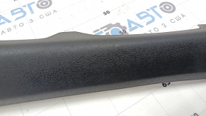 Ornament prag interior spate stânga Audi A5 F5 18-25 5D negru, zgârieturi