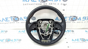 Volan fără tapițerie pentru Toyota Prius 50 Prime 17-22, piele neagră, cu joystick pilot automat adaptiv, gata de retapițare