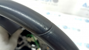 Руль голый Toyota Prius 50 16-22 кожа черная, с джойстиком адаптивного круиз-контроля, под перешив