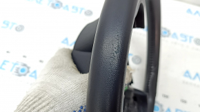 Руль голый Toyota Prius 50 16-22 кожа черная, с джойстиком адаптивного круиз-контроля, под перешив