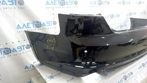 Bara spate nefinisată Audi A5 F5 18-19 pentru senzori de parcare, neagră, fără mufă, suport crăpat, zgârieturi