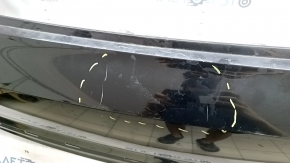 Bara spate nefinisată Audi A5 F5 18-19 pentru senzori de parcare, neagră, fără mufă, suport crăpat, zgârieturi