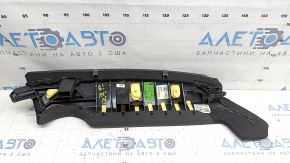 Pernă laterală pentru al doilea rând de scaune, stânga, Audi A5 F5 18-19 5D, piele neagră