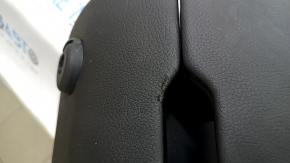 Spătar banchetă spate centrală rândul 2 Audi A5 F5 18-19 5D piele neagră, piele uzată