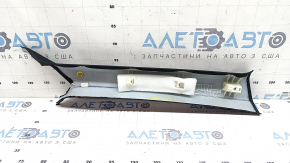 Накладка передней стойки верхняя левая Audi A5 F5 18-25 5D черная, царапины