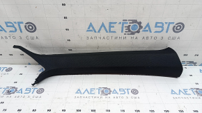 Ornament stâlp față, dreapta sus, Audi A5 F5 18-25 5D, negru, zgârieturi