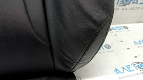 Tapițerie spătar scaun șofer Toyota Prius 50 Prime 17-18, încălzită, piele neagră, lovită, uzată
