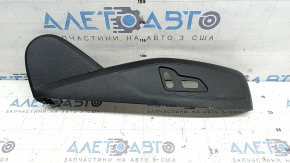 Ornament control scaun pasager stânga pentru Audi A5 F5 18-25 5D, negru, acționat electric, curățabil chimic, zgârieturi