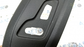 Ornament control scaun pasager stânga pentru Audi A5 F5 18-25 5D, negru, acționat electric, curățabil chimic, zgârieturi